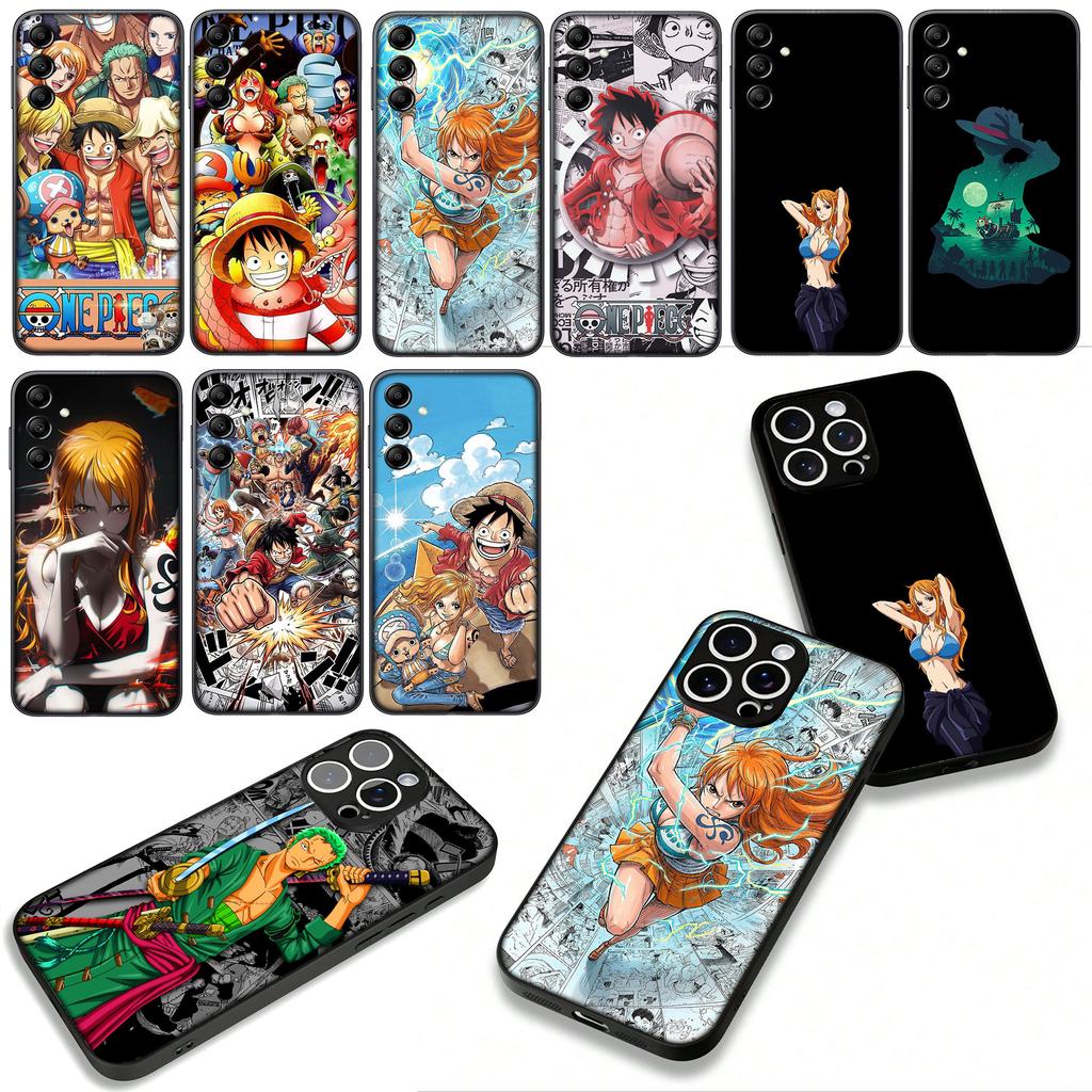 Anime Nami Luffy Zoro One Pieces Phone Cover for Apple iPhone 17 16 11 Pro XS Max XR 6 7 8 Plus 16E SE 2020 Air 5 SE2 Case