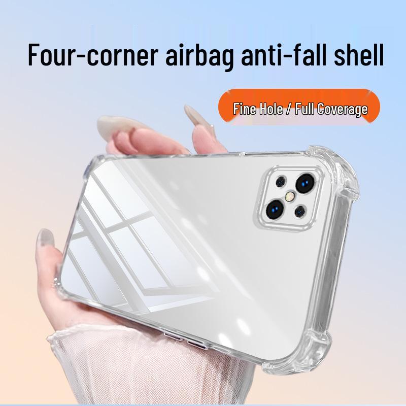 OPPO A92s Transparent TPU Airbag Anti-drop Protective Phone Case OPPO A92s