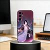 B-Bleach K-Kuchiki Byakuya Phone Case For Samsung S25,S24,S21,S22,S23,S30,Ultra,S20,Plus,Fe,Lite,Note,10,Black Cover