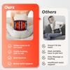 Durable And Safe Electric Heating Waist Massagervibration Hot Compress Massage Beltlumbar Decompression Bracelower Back Supportmuscle Relax