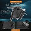 AKEIE Bicycle Saddle Bag with Velcro Large Water Water Drink Reflective and Taillight Easy Installation Strap, 1.5L Capacity, Resistant, Repellent,