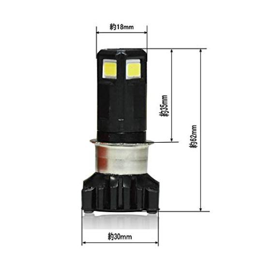Gyro Canopy 4 Cycle LED Headlight Set of 2 for 1 Car TA03 71002-4st