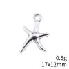 Seestern Meeres-Charms Kollektion Tier-Charms Für Strand-Thema DIY Armband Halskette Schmuckherstellung Zubehör Für