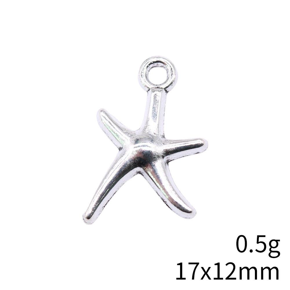 Seestern Meeres-Charms Kollektion Tier-Charms Für Strand-Thema DIY Armband Halskette Schmuckherstellung Zubehör Für