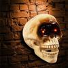 M-Modern-Spooky Skull Heads Halloween Decor Skull Heads With Motion Sensor Halloween Decorations Scary Sound Spooky Decoration