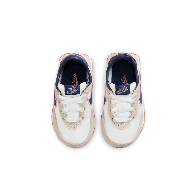New Nike Waffle Trainer 2 SE Low-Top Toddler Shoes Apricot Blue Powder Infant And Toddler DJ0347-100