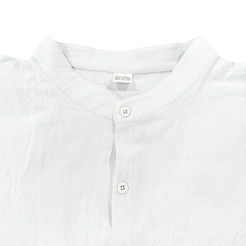 2025 American Style Men's Linen Beach Set: Casual, Breathable Long Sleeve Shirt & Pants