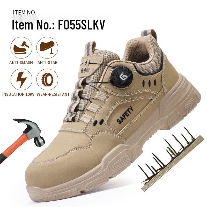 Men's 10KV Insulated Winter Safety Shoes: Anti-Smash, Anti-Puncture, Wear-Resistant, Comfortable for Long Standing