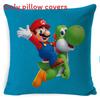 Super Bros Mario Pillow Cover Car Home Living Room Sofa Bedroom Cover Cushion