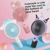 USB Portable Cartoon Handheld Fan - Mini Desktop Electric Fan for Outdoor Use