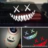 Reflective Devil Smile Face Car Sticker: Electric Vehicle Window & Body Decal