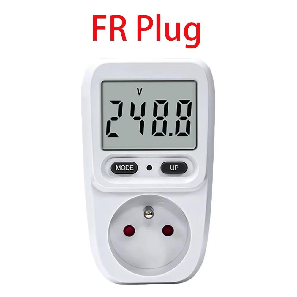 Electricity Power Meter Wattmeter LCD Energy Meter Billing Socket Electric Tester Measuring Outlet Power Analyzer EU FR Plug