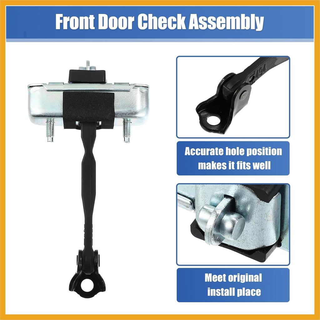 Front Door Check Stop Strap Door Check Assembly 68620-35020 for Toyota FJ Cruiser 07-14 for Toyota 4Runner 03-09 LH Driver Side Door Check Strap