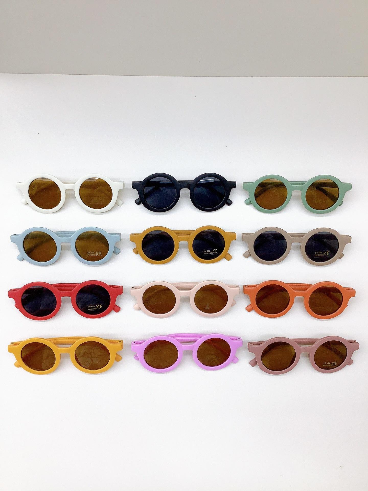 

Винтажные детские солнцезащитные очки, матовые очки для родителей и детей, декоративные солнцезащитные очки для детей от 1 до 8 лет, модные детские солнцезащитные очки