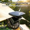 Lenovo Clip On Fan Solar Powered USB Rechargeable High Powered Cooling Handheld Outdoor Fan