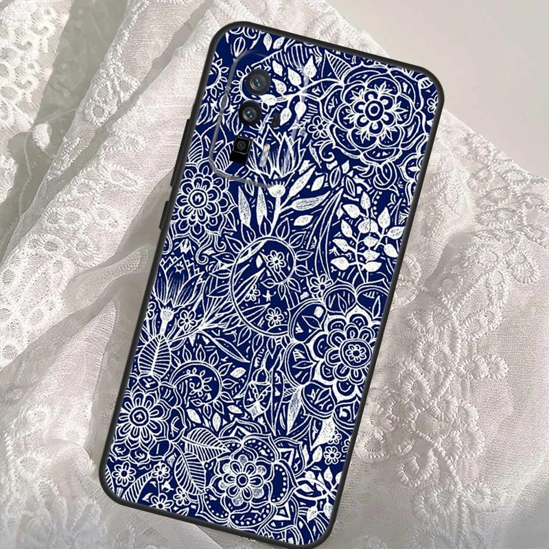 Flower Mandala Case For Xiaomi 14T Pro 13T 12T 11T 13 14 Ultra POCO X6 F6 Pro M6 X3 X5 M5s F3 F5 Cover