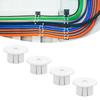 4pcs   Cable Wall Bushing Professional Wall Hole Feed Through Cable Bushing Set for   Dishy Router Ethernet Adapter Cable