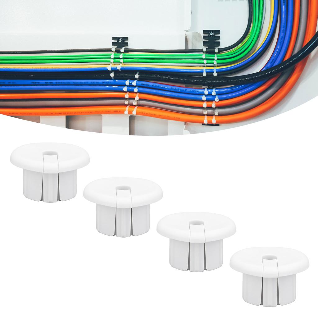 4pcs   Cable Wall Bushing Professional Wall Hole Feed Through Cable Bushing Set for   Dishy Router Ethernet Adapter Cable