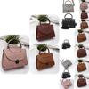 Trendy Lock Closure Pu Leather Handbag 2024 Versatile Commuting Urban Fashion