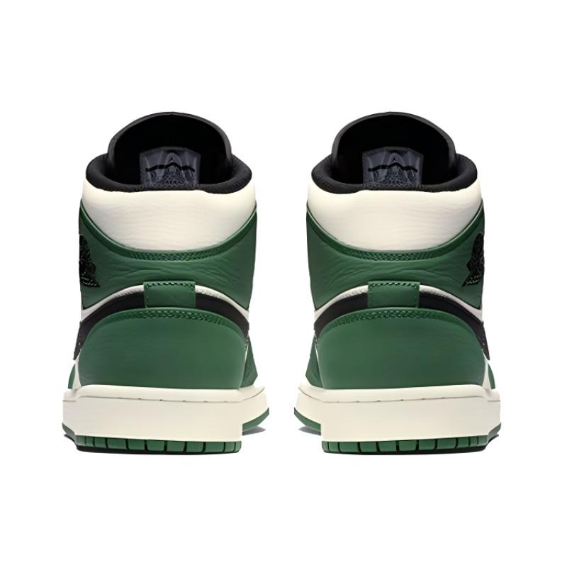 New JORDAN 1 Mid Pine Green 852542-301