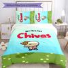 USA FC 3pcs Bedding Set Duvet Cover Closure Includes 1 Duvet Cover & 2 Pillowcases for All Seasons Bedroom Home Dorm Decor