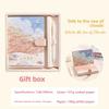 Oil Painting Illustration Handbook PU Magnetic Buckle Book Multi-functional Color Page Notebook Student Girl Stationery