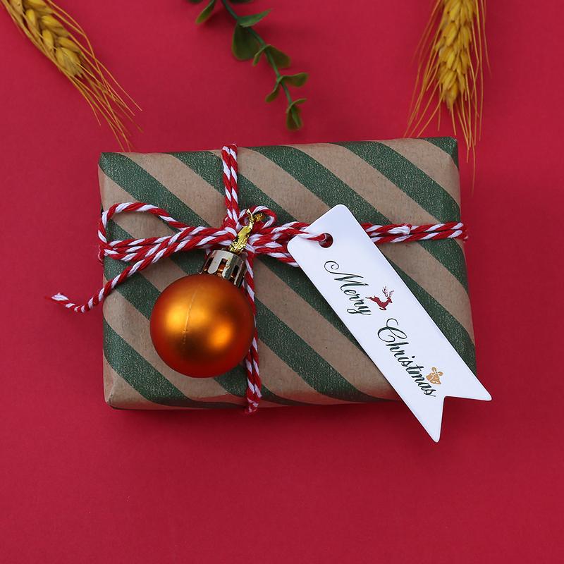 100PCS/Set Gift Tags Store Gifts Christmas Decorations Easy To Use Label Exquisite Christmas