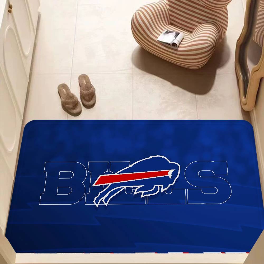 Tappetino da Bagno Cool B-Buffalo-B-BillS Antiscivolo Assorbe Acqua Striscia Lunga Cuscino Tappetino per Camera da Letto Zerbino di Benvenuto