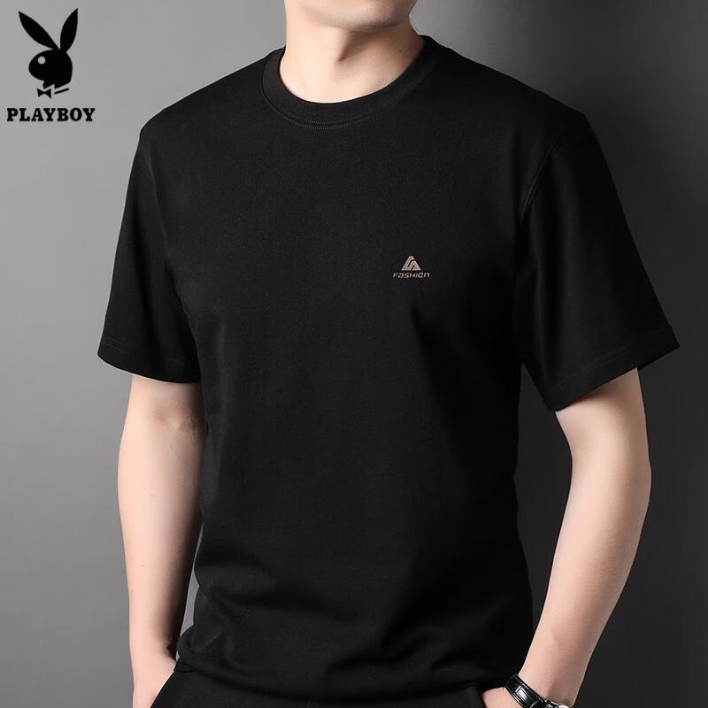 PLAYBOY Men s Pure Cotton Summer T-Shirt M