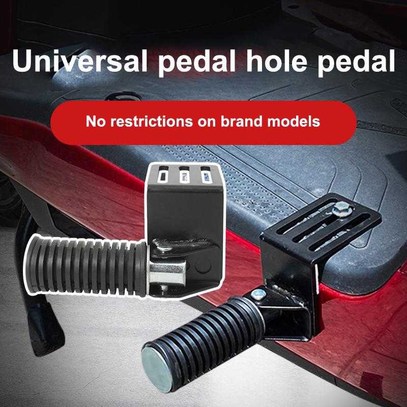 Faltbare Universelle Motorrad-Fußrasten 1 Paar Beifahrerfuß Anti-Rutsch Hängender Tritt Aluminiumlegierung Original-Bodenplatten-Teile