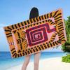 Égypte Tigre Abstrait Coloré Grande Serviette de Plage en Microfibre Serviette à Séchage Rapide Serviettes de Plage Sablonneuses Serviette de Piscine pour Voyage Natation Piscine Yoga