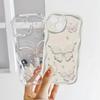 Flash line butterfly for iphone17promax mobile phone case Apple 15 Europe, America and 14 Pro Japan and Korea 13/16