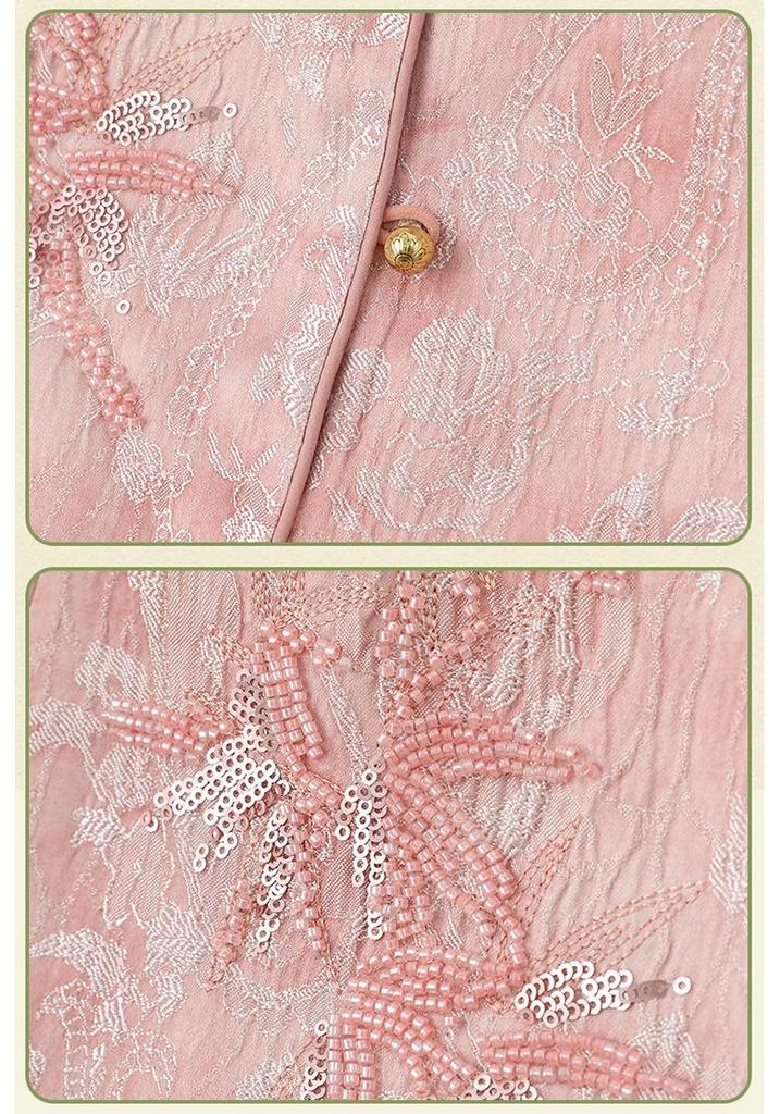 Winter Embroidered Shawl Vest - Thickened Chinese Style Sleeveless Top for Women