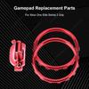 Accent Joystick Rings for Xbox One Elite Series 2 Replacement Accessories for Chrome Game Controller Thumbstick Accent Rings Kit