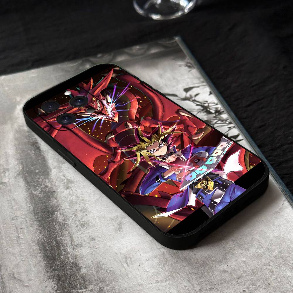 Anime Yu-Gi-Oh Yami Yugi Phone Case Black Silicone Soft Shell For IPhone 17 16 15 14 13 12 11 Air Pro Max Plus Hot Sale