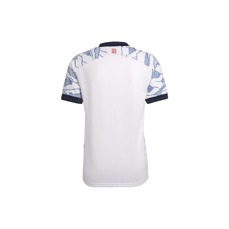 Adidas Bayern Munich Black Soccer Jerseys Men's White Moderate GM5315