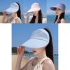 Summer Outdoor Wide Brim Sun Hat With Breathable Polyester Fabric For Women Casual Sun Protection