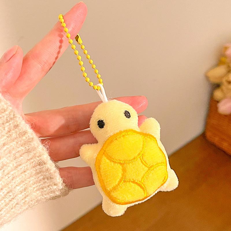 Plush Cartoon Keychain Pendant - Cute Doll Accessories for Bags and Gifts