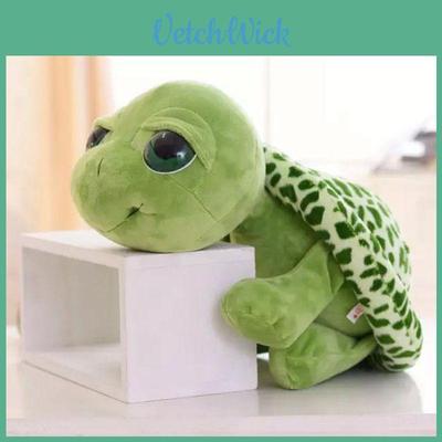 Entzücktes Schildkröten-Stofftier mit großen Augen, einzigartig gefüllt mit weichem, hochwertigem Plüsch