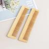 1pc Thickened Natural Bamboo Comb for Normal Hair - Gentle Detangling Wooden Hairbrush,Durable & Hair Care Styling Tool