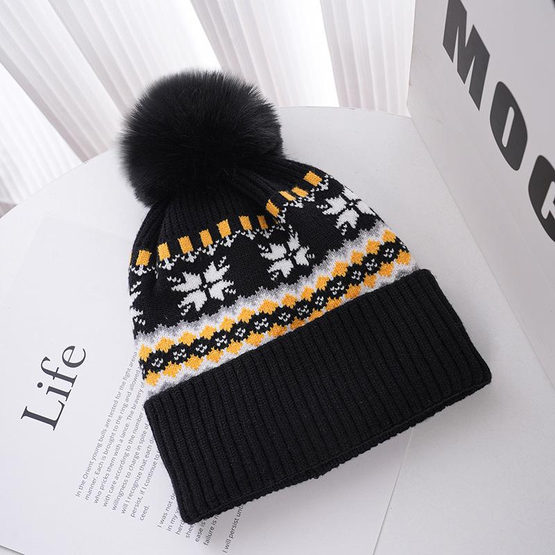 Chapeau Chaud pour Femme Chapeau Tricoté Chapeau Coupe-vent pour Activités Extérieures Automne et Hiver