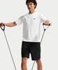 NIKE Flex Dry-Fit Short Sleeve Training Top M - White:Black / If2138-100