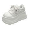 2025 autumn new versatile casual sports muffin shoes Korean version fashion new thick-soled heightening bread shoes women