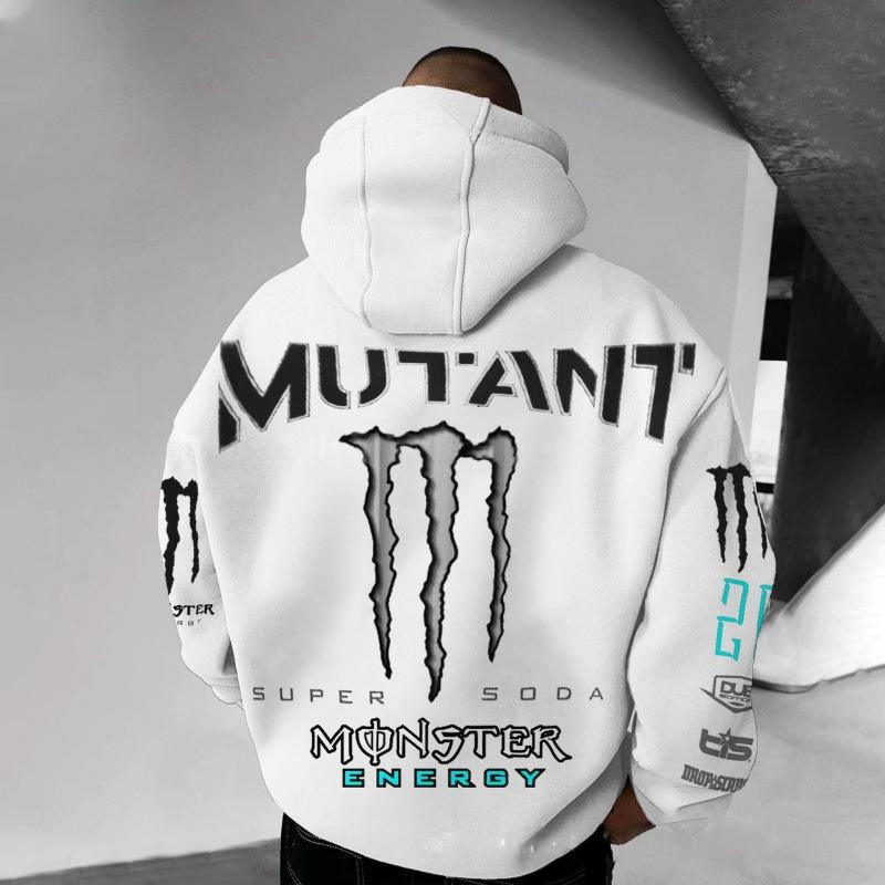 Streetwear hip-hop vīriešu Y2K Monster Energy