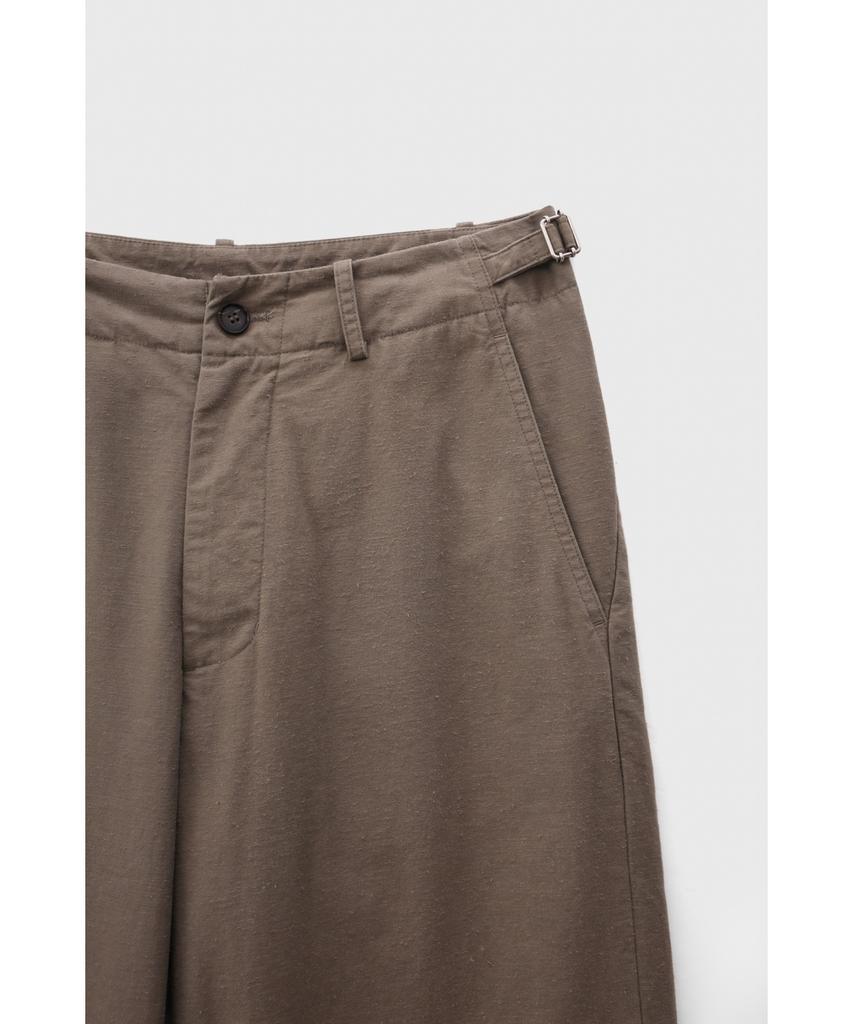 YOUTH Washed Wide Chino Pants - Moss