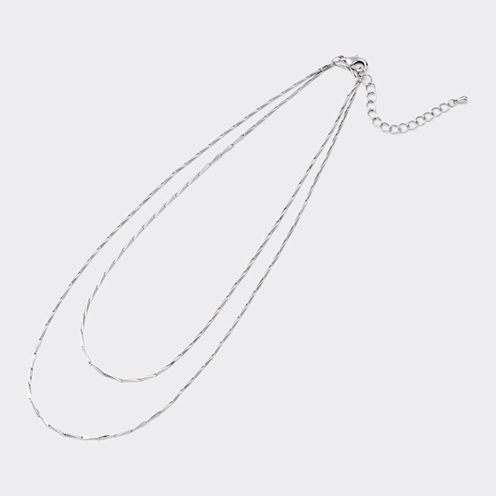 

Длинное колье GU by Uniqlo с треугольной цепочкой