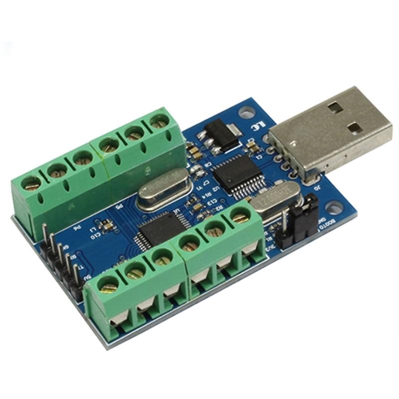 STM32 10-Kanal ADC Datenerfassungsmodul 12-Bit AD Abtastung USB-Verbindung Digitales Modul STM32F103C6T6 Chip