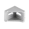 10pcs 2 Hole Aluminum Corner Bracket Durable Right Angle Bracket  For Standard 8mm Slot