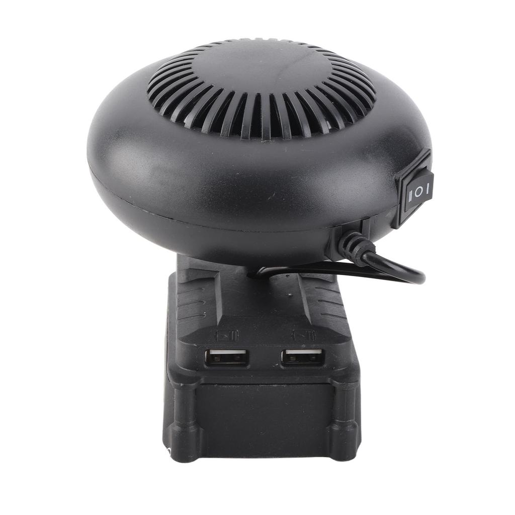 Car Heater Small Portable Office Bathroom Smart Thermostat 170W 2 Levels Adjustable for 18V 5pin WA3551 Li Ion Battery