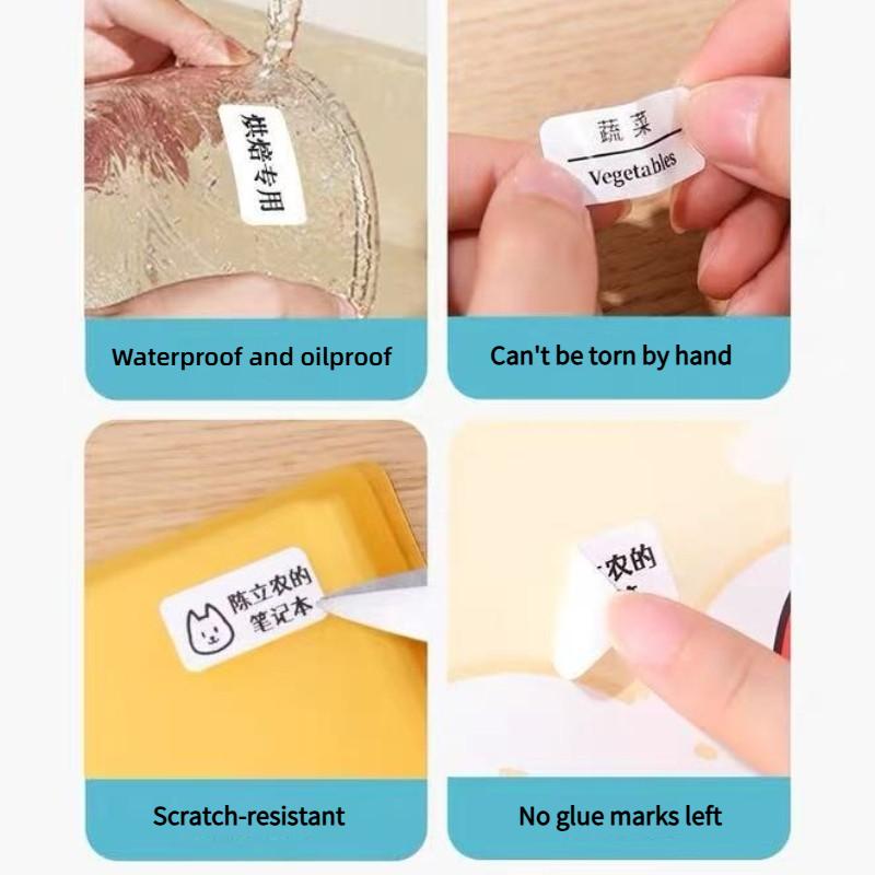 Niimbot D110/D11/D11Pro/D101/H1/H1S White Color Thermal Label Date Price Printing Paper Classification Waterproof Name Stickers